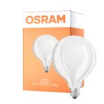 Osram Retrofit LED E27 Globe Fadenlampe Matt 11W 1521lm - 827 Extra Warmweiß | Ersatz für 100W