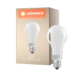 Ledvance Classic LED E27 Birne Fadenlampe Matt 18W 2452lm - 827 Extra Warmweiß | Dimmbar - Ersatz für 150W