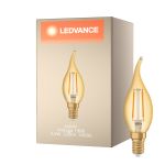 Ledvance Vintage 1906 LED E14 Kerze Gold 2.5W 220lm - 824 Extra Warmweiß | Ersatz für 22W