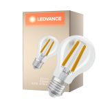 Ledvance Classic LED E27 Birne Fadenlampe Klar 2.2W 470lm - 827 Extra Warmweiß | Dimmbar - Ersatz Für 40W