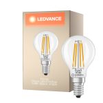 Ledvance Classic LED E14 Birne Fadenlampe Klar 5.9W 806lm - 827 Extra Warmweiß | Ersatz Für 60W