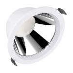 Ledvance LED Downlight Comfort Aluminium Weiß 18W 2160lm 55D - 930-940 CCT | 160mm - Ausschnitt 150mm - IP44 - Höchste Farbwiedergabe - UGR<19 - Zigbee Dimmbar 