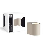 D'Lite Wandleuchte Vossem Metall Beige| IP54 - Geeignet für 1x GU10 