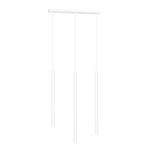 Emibig Pendelleuchte Selter Stahl Weiß | Geeignet für 3x G9 - Max 8W