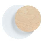 Emibig Wandleuchte Kreis Stahl Weiß | Geeignet für 1x G9 - Max 8W