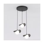 Emibig Pendelleuchte Ritual Stahl Schwarz | Geeignet für 3x G9 - Max 8W