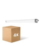 Mehrfachpackung 4x Ledvance LED Feuchtraumleuchte Feuchtigkeitsdicht Slimvalue 36W 4000lm - 840 Kaltweiß | 120cm 