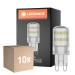 Mehrfachpackung 10x Ledvance Performance LED Capsule Klar G9 3W 320lm - 827 Extra Warmweiß | Dimmbar - Ersatz Für 30W