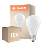 Mehrfachpackung 10x Ledvance Classic LED E27 Birne Fadenlampe Matt 17W 2452lm - 827 Extra Warmweiß | Ersatz Für 150W