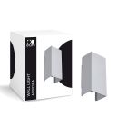 D'Lite Wandleuchte Aurora Aluminium Silber Up & Down 6.5W 500lm - 830-840 CCT | IP54