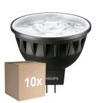 Mehrfachpackung 10x Philips Master LED-Spot GU5.3 MR16 6.7W 460lm 24D - 940 Kaltweiß | Höchste Farbwiedergabe - Dimmbar - Ersatz Für 35W