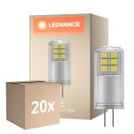 Mehrfachpackung 20x Ledvance Performance LED Kapsel Klar G4 2W 200lm - 827 Extra Warmweiß | Dimmbar - Ersatz Für 20W