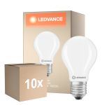 Mehrfachpackung 10x Ledvance Classic LED E27 Birne Matt 5.9W 806lm - 840 Kaltweiß| Ersatz Für 60W