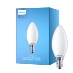 Philips Corepro LED Kerze E14 Matt 6.5W 806lm - 827 Extra Warmweiß | Ersatz für 60W