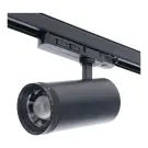Noxion 3-Phasenn-Schienenspot Delta Aluminium Schwarz 30W 2250lm 15-55D - 927-930-940 CCT | Zoombar