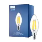 Philips MASTER Value LED Kerze E14 Fadenlampe Klar 3.4W 470lm - 927 | Höchste Farbwiedergabe - Dimmbar – Ersatz für 40W