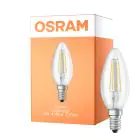 Osram Relax and Active Classic E14 B35 4W 827 470lm Fadenlampe | Extra Warmweiß - Ersatz für 40W

