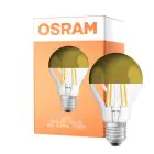 Osram Classic LED E27 Birne Fadenlampe Spiegel Gold 4W 400lm - 827 Extra Warmweiß | Ersatz Für 35W