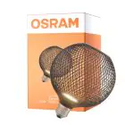 Osram Decor Eben Lamp In Metall Gehäuse LED E27 Globe Matt Schwarz 3.5W 300lm - 827 Extra Warmweiß | Ersatz Für 25W