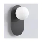 Emibig Wand und Deckenleuchte Viva Stahl Schwarz | Geeignet für 1x G9 - Max 8W