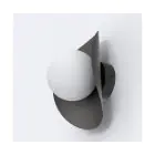 Emibig Wandleuchte Fiero Stahl Schwarz | Geeignet für 1x G9 - Max 8W