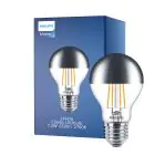 Philips klassisch LEDbulb E27 A60 7.2W 827 650lm | Dimmbar - Extra Warmweiß - Ersatz für 50W
