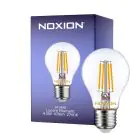 Noxion Lucent Fadenlampe LED E27 Birne Klar 4.5W 470lm - 827 Extra Warmweiß | Ersatz für 40W