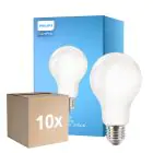 Mehrfachpackung 10x Philips Corepro LED Glühbirne E27 Birne Matt 13W 2000lm - 827 Extra Warmweiß | Ersatz Für 120W