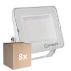 Mehrfachpackung 8x Ledvance LED-Scheinwerfer Compact Weiß 50W 5000lm 100D - 840 Kaltweiß | IP65 - Symmetrisch 