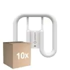 Mehrfachpackung 10x Ledvance DULUX-SQ LED 13W - 830 Warmweiß | 2-Pins - Ersatz Für 28W