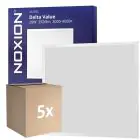 Mehrfachpackung 5x Noxion LED Panel Delta Value V5 Backlit 28W 3920lm - 830-840 CCT | 60x60cm - UGR 