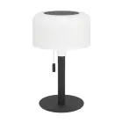 Eglo Tischlampe Montapalma Stahl Schwarz 2W 190lm - 830 Warmweiß | IP54 - Dimmbar - USB-C