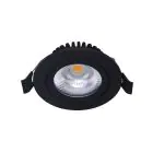 Noxion LED schwenkbar Slim Spot Schwarz 6W 550lm - 930 Warmweiß | Ausschnitt 75mm - IP54 - Höchste Farbwiedergabe 
